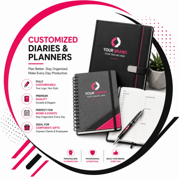 Customized Diaries & Planners