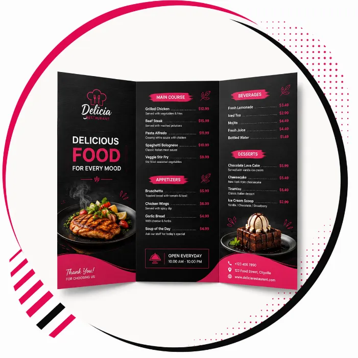 Menu Printing