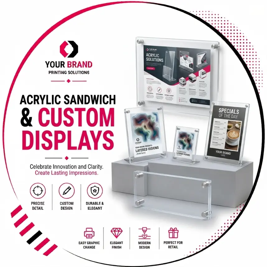 Acrylic Sandwich Display