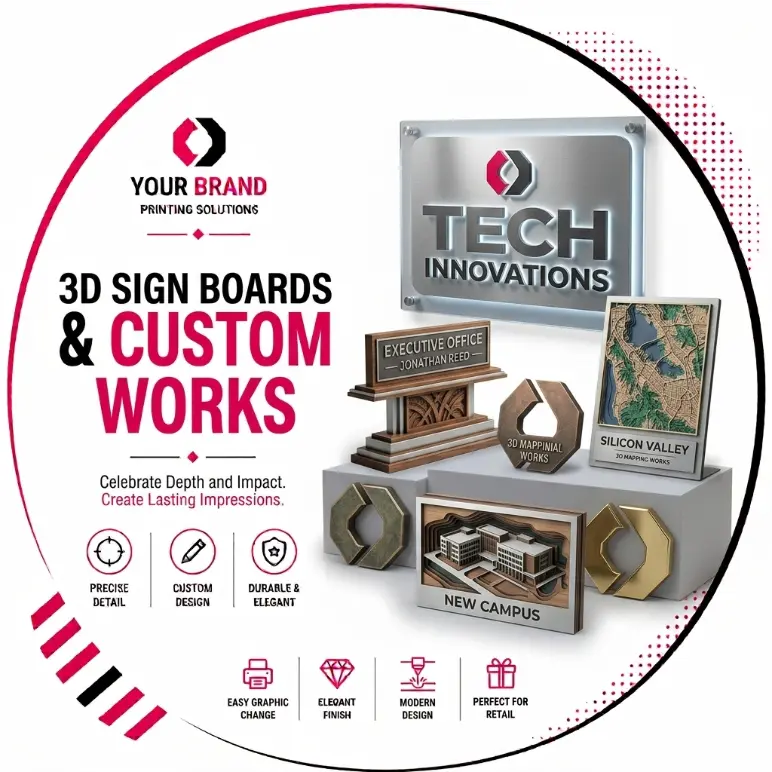 3D Sign Boards